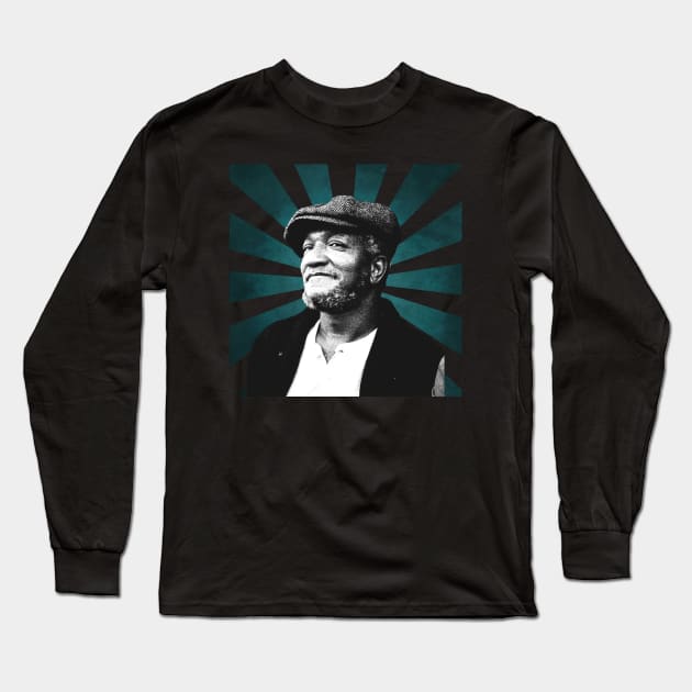 Redd Foxx II Retro Pixel II 70s Long Sleeve T-Shirt by Simple Craft Shop